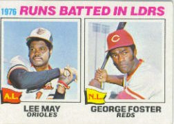 1977 Topps Baseball Cards      003       Lee May/George Foster LL